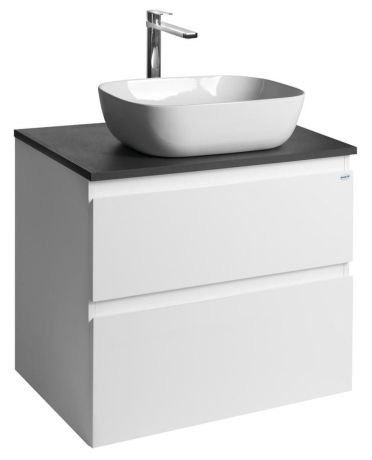 Przejdź do produktu ALTAIR szafka z blatem 68 cm, biały/antracyt łupek