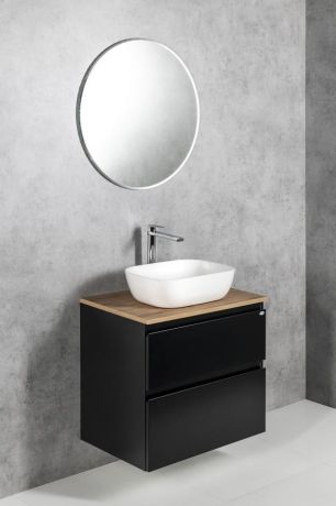 Przejdź do produktu ALTAIR szafka z blatem 68 cm, dąb czarny mat/emporio