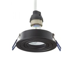 PASADENA GU10 R wpuszczana czarna 230V GU10 50W
