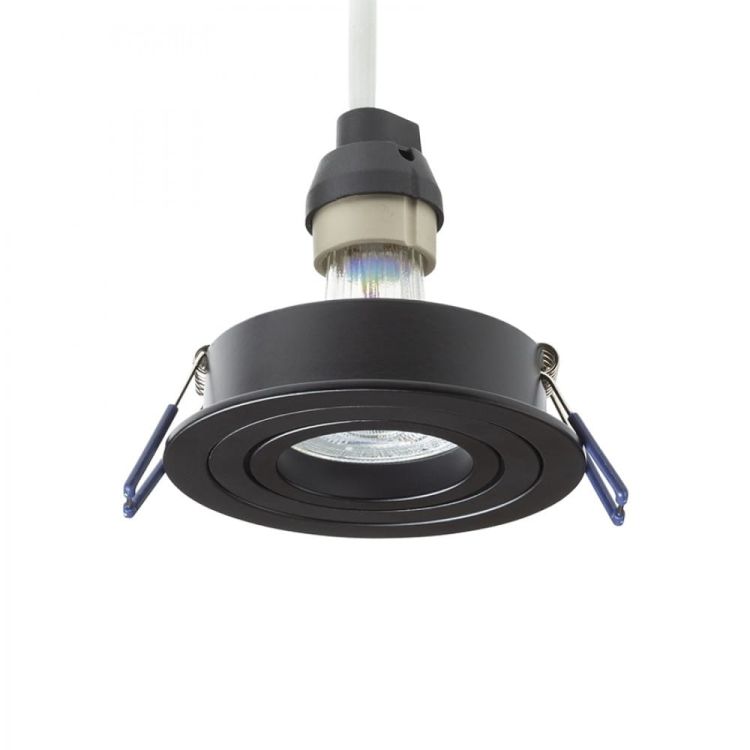 PASADENA GU10 R wpuszczana czarna 230V GU10 50W