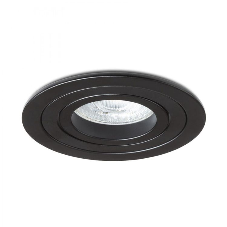 PASADENA GU10 R wpuszczana czarna 230V GU10 50W
