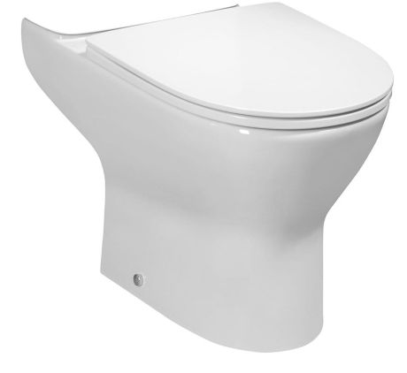 Przejdź do produktu DARIO misa do kompaktu WC, Rimless, 62,5x36cm, odpływ poziomy/pionowy, biały