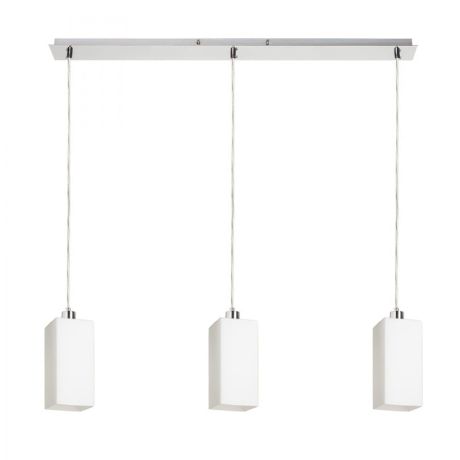 Przejdź do produktu LIZ III 80 wisząca  szkło opalowe/nikiel mat 230V LED E27 3x15W