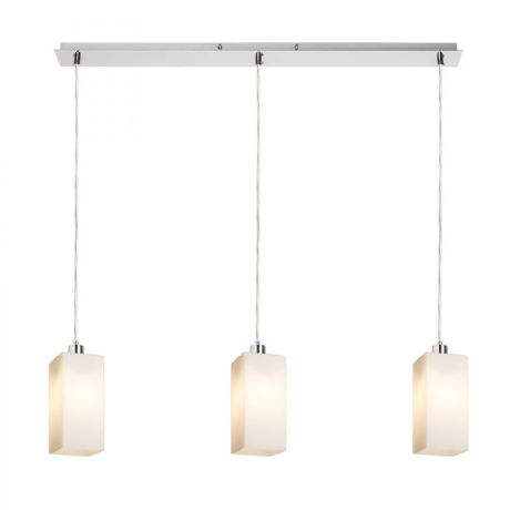 Przejdź do produktu LIZ III 80 wisząca  szkło opalowe/nikiel mat 230V LED E27 3x15W