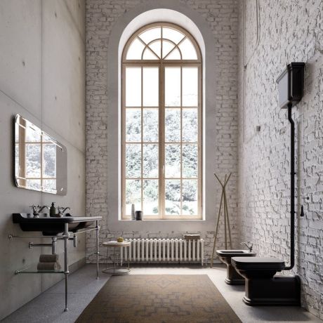Przejdź do produktu WALDORF spłuczka do WC wysoka, czarny mat