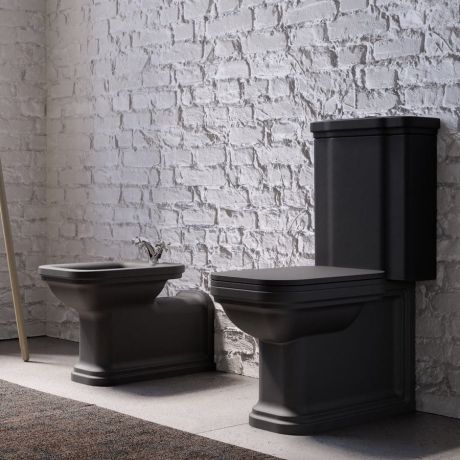 Przejdź do produktu WALDORF spłuczka do kompaktu WC, czarny mat