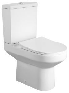 VERMET WC kombi spłuczka, odpływ tylny/dolny, biały