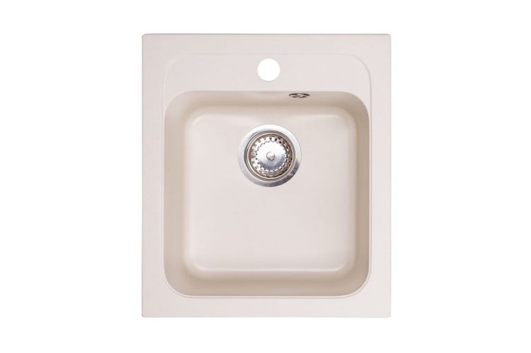 Zlewozmywak granitowy 1-komorowy 41x47 cm Darfor DG011 jaśmin