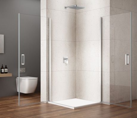Przejdź do produktu LORO kabina prysznicowa 900x900 mm, wejście z rogu