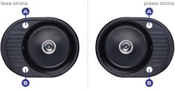 Strona zlewozmywaka Darfor DG012