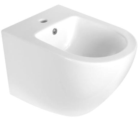 Przejdź do produktu Bidet podwieszany 36x49 cm Kerra Delos BID biały połysk