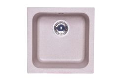 Zlewozmywak granitowy 1-komorowy 40x40 cm Darfor DG007 beż