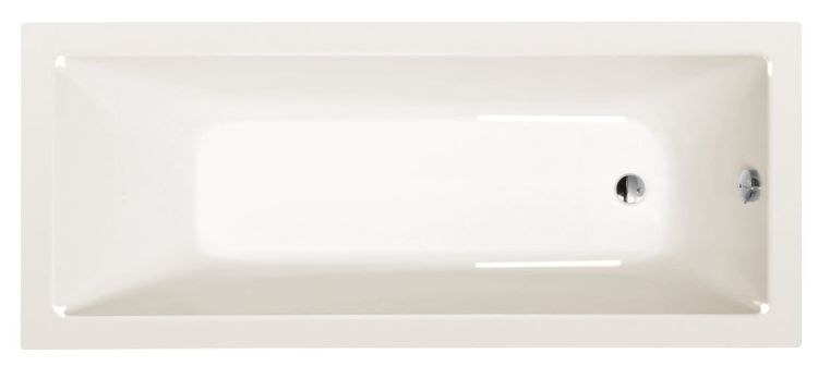 NOEMI wanna prostokątna 170x70x39cm, ivory