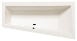 ANDRA R wanna asymetryczna 170x90x45cm, ivory