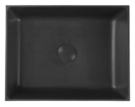 Przejdź do produktu FORMIGO umywalka betonowa nablatowa, 47,5x36,5cm, antracyt mat