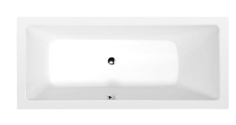 Przejdź do produktu MIMOA wanna prostokątna 170x80x39cm, biały mat