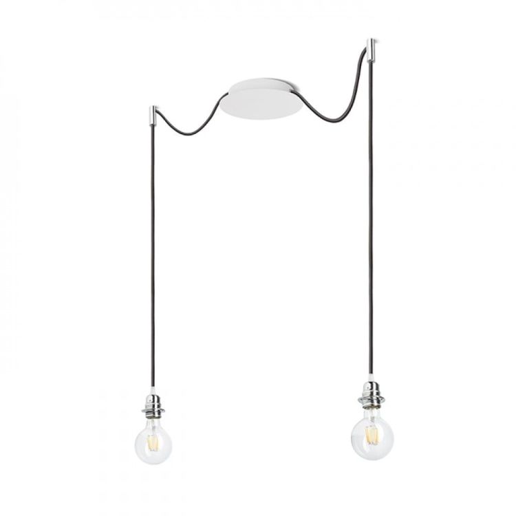 KOMBIX 2 zestaw wiszący BP+CK+CHO   230V LED E27 2x15W