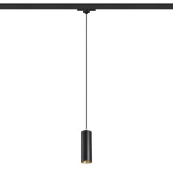 MAVRO do 3-faz. szyny wisząca czarna/złota 230V LED 12W 38° 3000K