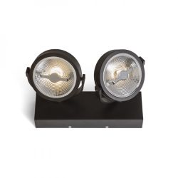 KELLY LED II DIMM ścienna czarna  230V LED 2x12W 24°  3000K