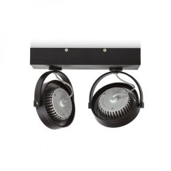 KELLY LED II DIMM ścienna czarna  230V LED 2x12W 24°  3000K