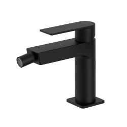 Czarna bateria bidetowa 14 cm, bez korka Paffoni Tango TA131NO czarny mat