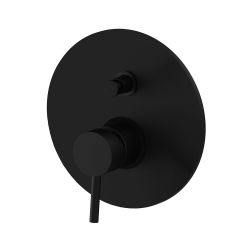 Bateria prysznicowa podtynkowa 2-drożna Paffoni Light LIG015NO czarny mat