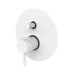 Bateria prysznicowa podtynkowa 2-drożna Paffoni Light LIG015BO biały mat