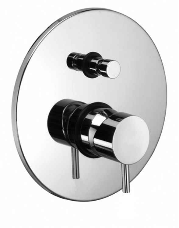 Bateria prysznicowa podtynkowa 2-drożna Paffoni Light LIG015CR chrom