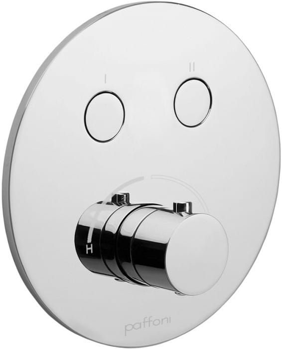 Bateria prysznicowa podtynkowa 2-drożna termostatyczna Paffoni Light CPT018CR chrom