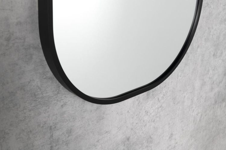 CONA SLIM Lustro w ramie, 40x60cm, czarny