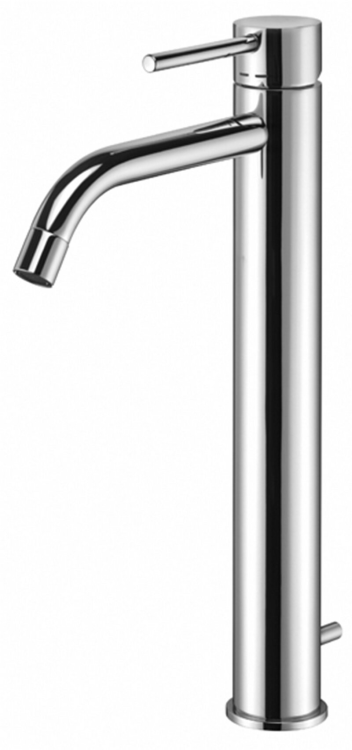Bateria umywalkowa wysoka 31 cm z korkiem klik-klak Paffoni Light LIG081KCR chrom