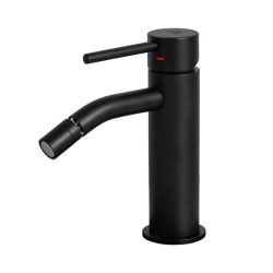 Bateria bidetowa 16 cm z korkiem klik-klak Paffoni Light LIG131KNO czarny mat