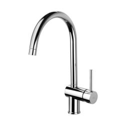 Bateria zlewozmywakowa 37 cm z obrotową wylewką Paffoni Light LIG280CR chrom połysk