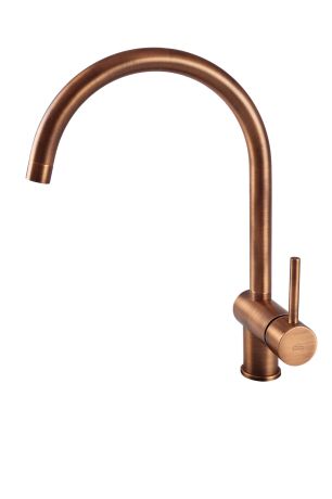 Przejdź do produktu Bateria zlewozmywakowa 37 cm z obrotową wylewką Paffoni Light LIG280RMSP miedź szczotkowana