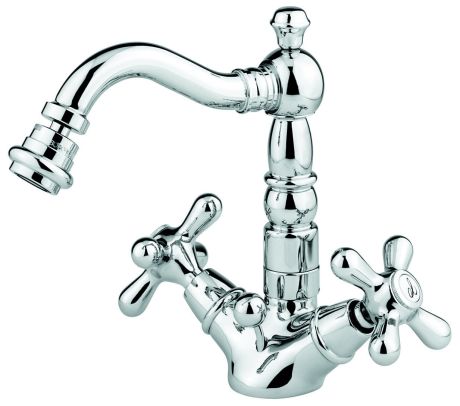 Przejdź do produktu Bateria bidetowa stojąca Retro z korkiem automatycznym Emmevi Deco Old 12614CR chrom połysk