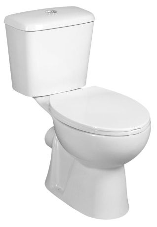 Przejdź do produktu JOSE kompakt WC, podwójne przyciski 3/6 l, tylny odpływ, biały