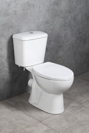 Przejdź do produktu JOSE kompakt WC, podwójne przyciski 3/6 l, tylny odpływ, biały