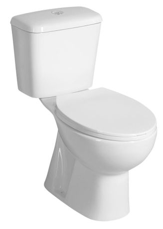 Przejdź do produktu MANUEL kompakt WC, podwójny przycisk 3/6 l, odpływ dolny, biały