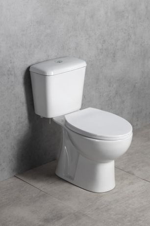 Przejdź do produktu MANUEL kompakt WC, podwójny przycisk 3/6 l, odpływ dolny, biały
