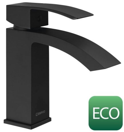 Przejdź do produktu GINKO 35 bateria umywalkowa, ECO głowica, czarny mat
