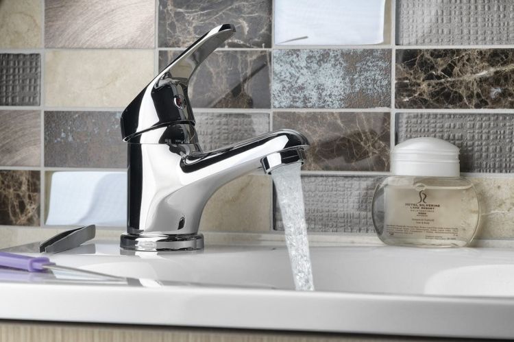 AQUALINE 35 bateria umywalkowa bez odpływu, ECO głowica, chrom