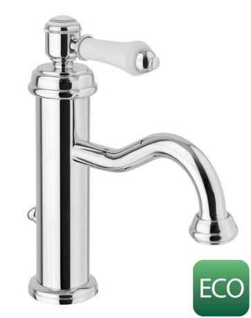 Przejdź do produktu VIENNA bateria umywalkowa z odpływem, ECO głowica, chrom