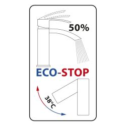 VIENNA bateria umywalkowa z odpływem, ECO głowica, chrom