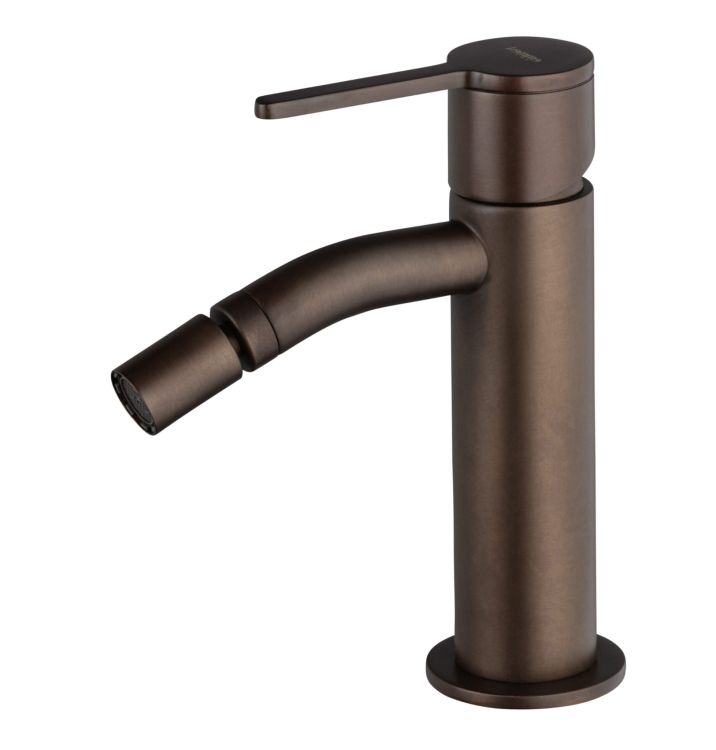 Bateria bidetowa stojąca 15 cm Emmevi Filo 85004TS tuscan brąz szczotkowany