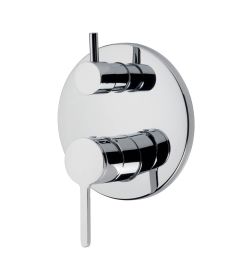 Bateria prysznicowa podtynkowa 3-drożna Emmevi Filo 850029CR chrom połysk