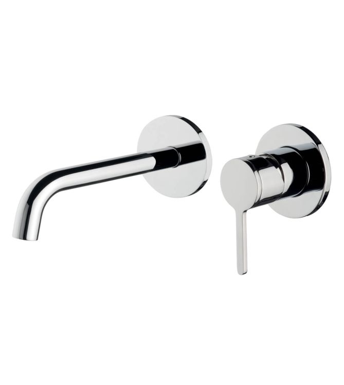 Bateria umywalkowa podtynkowa z wylewką Emmevi Filo 85155CR chrom połysk