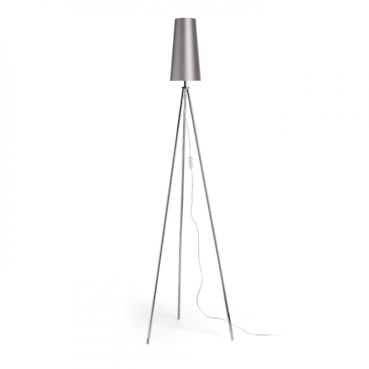 CONNY 15/30 abażur stołowy  Monaco gołębio szara/srebrene PVC  max. 23W
