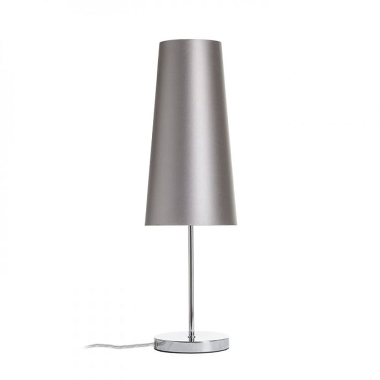 CONNY 15/30 abażur stołowy  Monaco gołębio szara/srebrene PVC  max. 23W