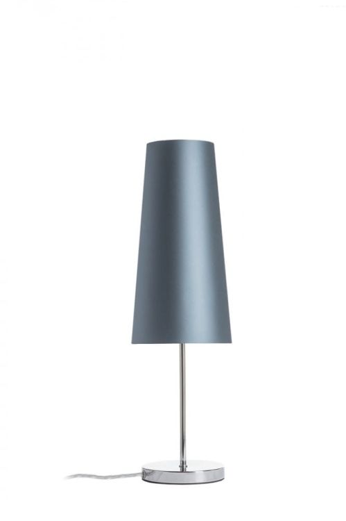 CONNY 15/30 abażur stołowy  Monaco naftowa/srebrene PVC  max. 23W