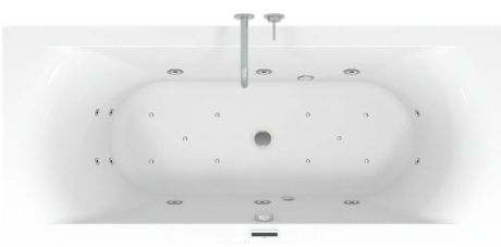 Przejdź do produktu Wanna z hydromasażem 190x90 cm Riho Lima B053004005 biały